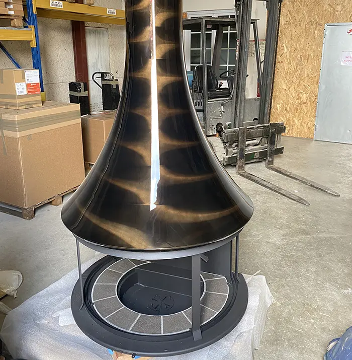 Installation d'une cheminée JC Bordelet